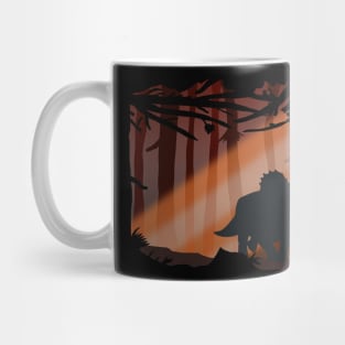 Lonely triceratops Mug